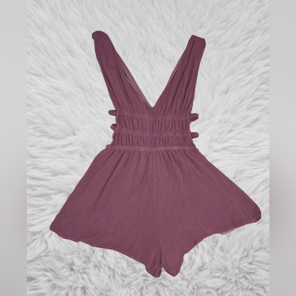 Windsor Mauve Backless Romper